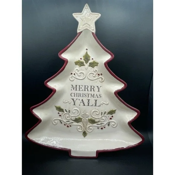 Grasslands Road "Merry Christmas Y'all" Platter